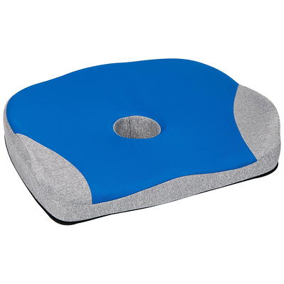 Afoxsos Blue Donut Seat Foam Cushion Pillow Helps Ease Tailbone