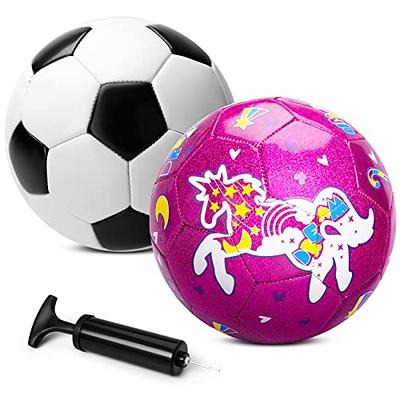 ZOOJOY Item Size 3 Classic Soccer Ball and Item Size 3 Unicorn