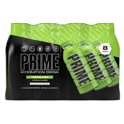 Prime Hydration Drink, Lemon Lime - 16.9 fl oz