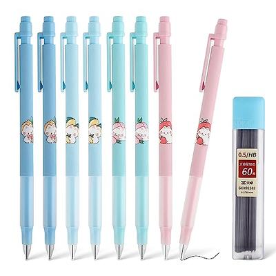 Nicpro 4 PCS 0.9 mm Mechanical Pencil Set With Storage Case, Pastel Dr