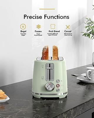 Longdeem Cordless Stainless Steel Kettle and 2-Slice Toaster Set with  Adjustable Browning Control - Modern Design, Pastel Green - Yahoo Shopping