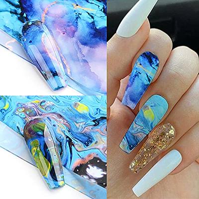 Starry Nail Art Foil Sticker, Colorful Print Nail Design Transfer Foil  Decal, Holographic Sky Foil Decal Sticker Nail Polish Accessories Ladies  DIY