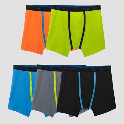 Fruit of The Loom Boys' 5pk Breathable Micro-Mesh Boxer Briefs - Colors May  Vary XL - Yahoo Shopping