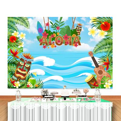 Photo Tropical Beach Background Wedding 4.9 x 7.2 Feet Business Use Great for Studio Party Booth Photography Backdrop 