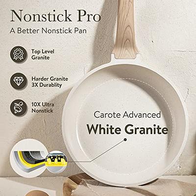 9-Piece Carote Granite Nonstick Cookware Set: Detachable Handles for Non  Stick P