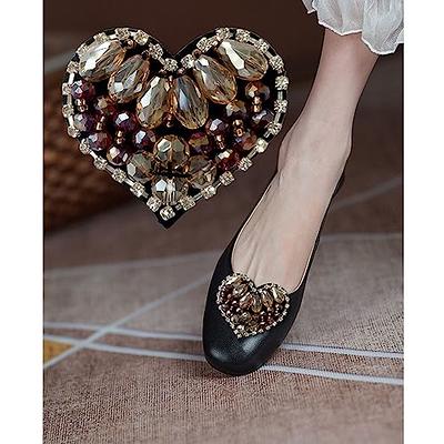 HZYFPOY 2Pcs Women Bling Shoe Charms Decorative Shoe Clips Shoe