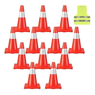 VEVOR 30 in. Traffic Cones PVC Orange Safety Cone with Reflective Collars  and Weighted Base for Traffic Control (8-Pack) AQZYCHDSBJ3083YAHV0 - The  Home Depot