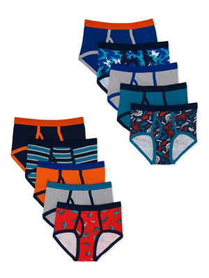 Wonder Nation Girls Briefs, 10-Pack, Sizes 4-18 & Plus 