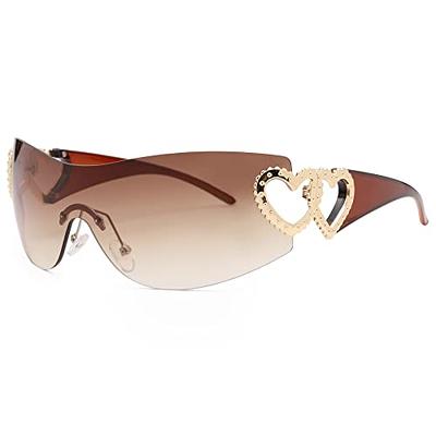 Melpomenia Trendy Oversized Square Sunglasses for