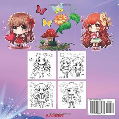chibi anime coloring book: Kawaii Japanese Manga Drawings And Cute Anime  Characters Coloring Page For Kids And Adults : publishing, : 9798463186270  : Blackwell's