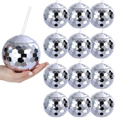 Sawysine 12 Set Golf Ball Cups with Straws and Lids, 10 oz Plastic Reusable  Golf Party Cups Bulk for Kids Birthday Theme Party Golf Party Supplies