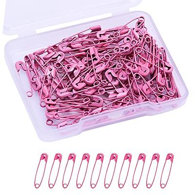 KINBOM 120 Pcs 19mm Safety Pins, Mini Safety Pins Metal Small Safety Pins  for Art Craft Sewing Jewelry Making (Pink) - Yahoo Shopping