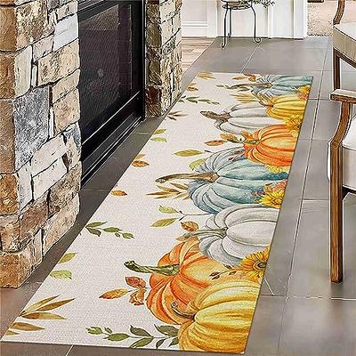 Lahome Boho Tribal Area Rug - 2x4.3 Hallway Runner Rug Doormat Bohemian  Faux Wool Throw Rug Non-Slip Washable Low-Pile Floor Carpet for Kitchen