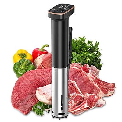 Fityou Accu Slim Sous Vide Thermal Immersion Circulator, 1100W Vacuum  Precision Cooker with Precise Temperature and Timer, Full Touch Screen  Control, Ultra-Quiet Sou Vide Slow Cooker, Recipe - Yahoo Shopping