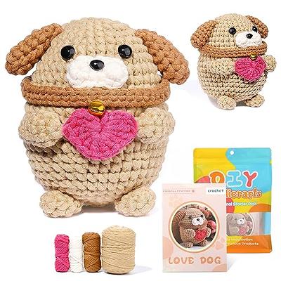 UzecPk Crochet Kit for Beginners, Cotton-Nylon Blend Yarn Crochet Kit  Include Videos Tutorials Dog Crochet Set for Starters Adult Crocheting  Animals Kits with Enough Yarn and Accessories - Yahoo Shopping