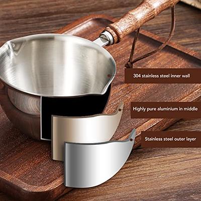 Aluminum Double Spout Milk Pan / Tea Pan