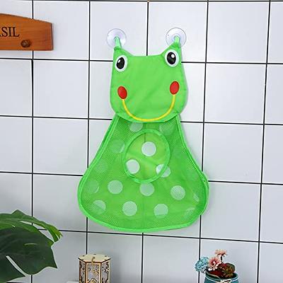 Baby Bath Toys Cute Duck Frog Mesh Net Toy Storage Bag Strong