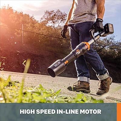 Worx 20V 2-Speed Cordless Leaf Blower with Turbine Fan, Lightweight for  Lawn Care - Battery & Charger Included