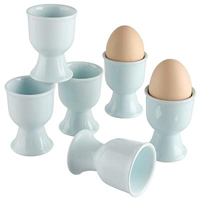 Soft Boiled Egg Holder, Ceramic Egg Cup Set