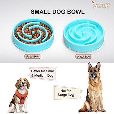  Slow Feeder Dog Bowls for Large Dogs Anti-Chocking Slower Feeder  Dog Puzzle Bowl Pet Slow Eating Interactive Bloat Stop Dog Food Bowl  JASGOOD,Black,Large : Pet Supplies