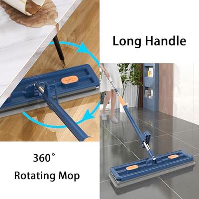 Roseionly New Upgrade Style Large Flat Mop, 360°Rotating Magic Self  Wringing Mop