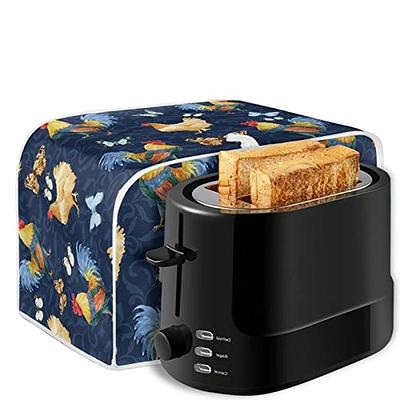  Doojoayie Color Flowers 2-Slice Toaster Cover for