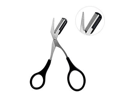 Stelone Professional Grooming Scissors - Eyebrow Scissors - Small Curved  Stainless Steel Manicure & Beauty Scissor for Women