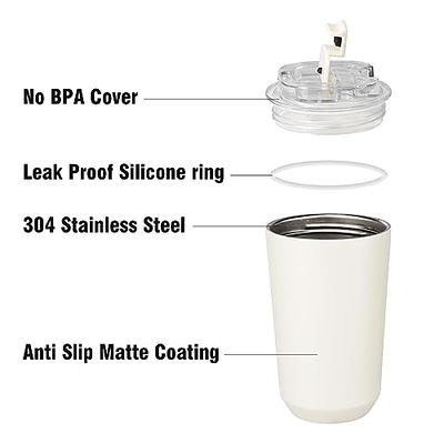 Travel Coffee Mug Fits in Car Cup Holder, Insulated Coffee Travel