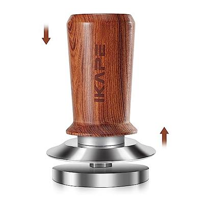 Coffee Tamper, Espresso Stainless Steel 51mm Calibrated Tamper Tamper (with  Natural Wood Handle) 