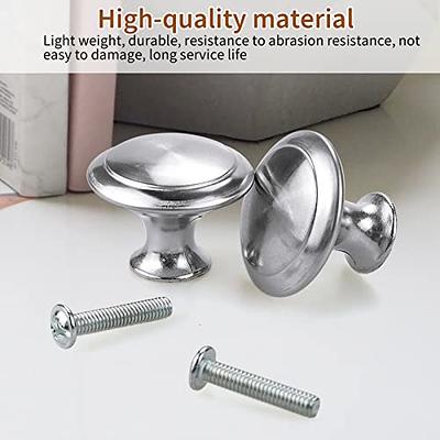 Ravinte 15 Pack 1-1/4 inch Kitchen Cabinet Knobs Dresser Knobs Drawer Knobs  Brushed Nickel Zinc Knobs Drawer Pulls Door Knobs Dresser Drawer Handles