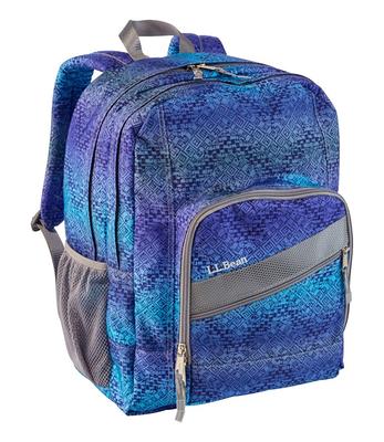 LL Bean School Backpack Dark Blue nylon Reflective Light Strip—Personalized  DJC