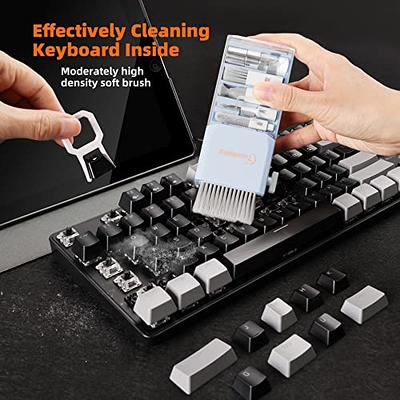 Keyboard Cleaning Kit, 5 in 1 Keyboard & Earphone Cleaner, Soft Brush  Keyboard Cleaning Tools, Slide Botton Cleaning Kit for Airpods, Earbuds,  Phones