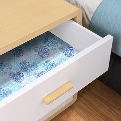 FLPMIX White Shelf Liner - Waterproof Cabinet Drawer Liners, Easy