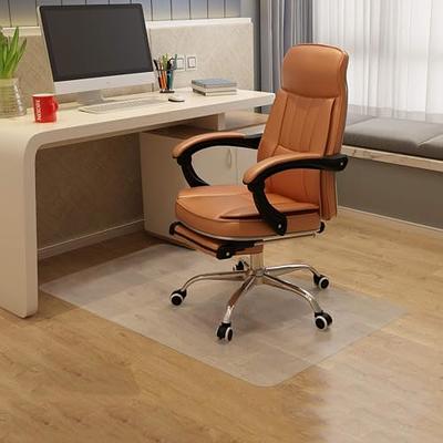 FuturHydro Chair Mat for Hardwood Floor, 30 x 48 Clear Anti-Slip Computer  Desk Chair Floor Mat, Easy Glide, Transparent Mats for Office, Home and