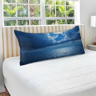 Set of 2 Throw Pillow Covers 18x18 Inch Indigo Ocean Coral