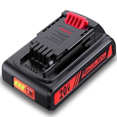 Powerost 40V MAX Lithium Battery: Replacement for Black and Decker 40 Volt  LBX2040 LBXR2036 LBXR36 LBX1540 LBX2540 Compatible with 36V Li Ion Charger