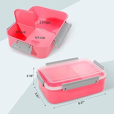 Shopwithgreen Meal Prep Plastic Lunch Containers with 4