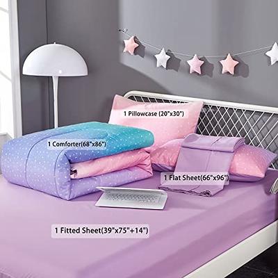 Girls clearance rainbow comforter