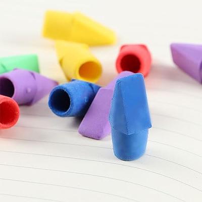 Pencil Top Erasers,Erasers for Pencils,Eraser Caps, Pencil Erasers for  Kids, Cap Erasers, Eraser Tops, Pencil Topper,Colors Pencil Eraser(30pcs)