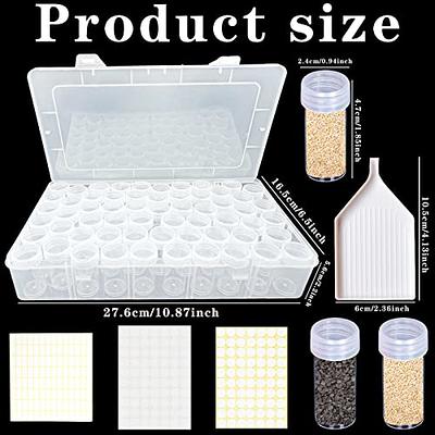 60pcs Grids Bead Organizer and Storage Diamond Painting Containers
