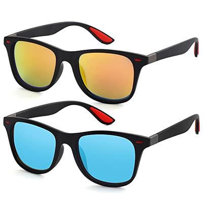 Teumire Polarized Square Sunglasses for Men Outdoors Sports