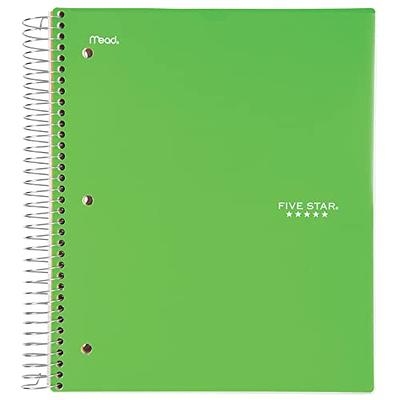 Mead Five Star Spiral Notebook, College Ruled, 2 Subject