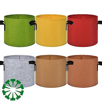 Potato Grow Bags Plant Grow Bags with Flap and Handles DIY Fabric