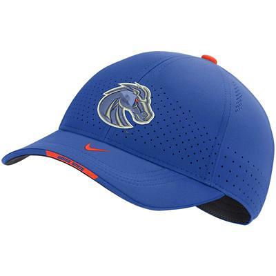 Men's Nike Royal Boise State Broncos Logo Sideline Cuffed Knit Hat with Pom