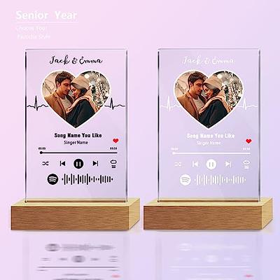 Personalized Photo Gifts for Boyfriend Girlfriend,Custom Spotify Plaque  Night Light,Cute Room Decors Customized Gifts for Him Her, Custom Acrylic  Glass Song Music Cover - Yahoo Shopping