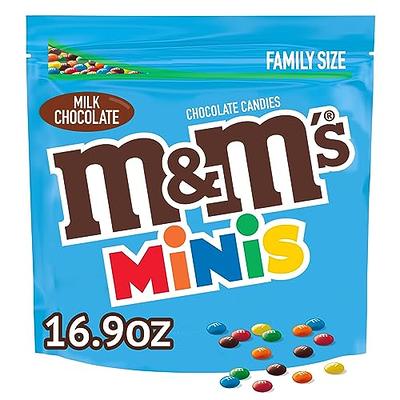 Candy Favorites Milk Chocolate M&M's 7 oz. Flat Bags - 6 / Box