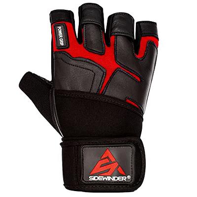 Sidewinder Workout Weight Lifting Gloves with Wrist Wrap Support for Men  and Women Wrist Support Padded Extra Grip Palm Protection Fingerless Exercise  Gloves for Cycling, Gym, Climbing, Training - Yahoo Shopping