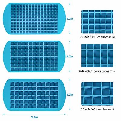 Ice Cube Tray 160 Grid Silicone Mini Crushed Small Square Mold Ice Maker  Tools