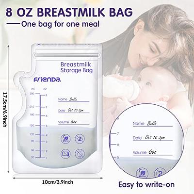 NCVI Breastmilk Storage Bags, 90 Count Milk Storage Bags for