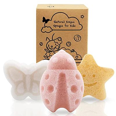 myHomeBody Konjac Baby Sponge for Bathing, Cute Shapes Natural Kids Bath  Sponges for Infants, Toddler Bath Time, Natural and Safe Plant-Based Toys,  3pc. Set: Butterfly, Ladybug, Star - Yahoo Shopping